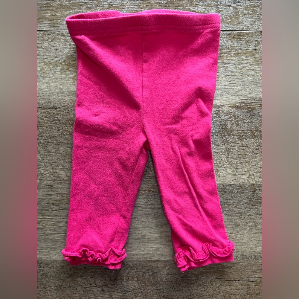 Circo Pink Ruffle Toddler Leggings